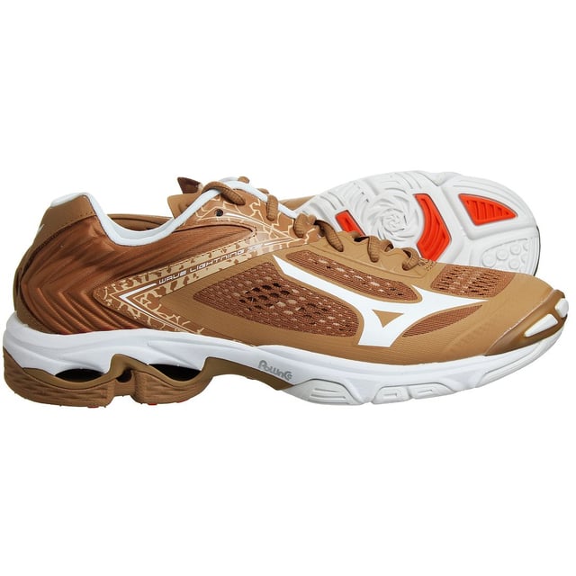 The Mizuno Wave Lightning Z5 Men's Brown Trainers are a high-performance footwear option designed for athletes, particularly for sports like volleyball. These trainers feature a stylish brown color, offering a unique and sophisticated look on the court. Known for their advanced technologies and lightweight construction, the Mizuno Wave Lightning Z5 Men's Trainers are crafted to provide athletes with the support, stability, and agility they need to excel in their game.

Key Features:

 Mizuno Wave Technology:  The trainers are equipped with Mizuno's signature Wave technology, providing exceptional cushioning and stability during dynamic movements.

 Volleyball-Specific Design:  These trainers are tailored for volleyball players, offering features that enhance responsiveness and support for quick actions on the court.

 Lightweight and Flexible:  Made with lightweight materials, these trainers minimize bulkiness and promote agility, allowing athletes to move freely.

 Breathable Upper:  The trainers come with a breathable upper, ensuring proper airflow to keep feet cool and comfortable during intense matches.

 Secure Fit:  The trainers feature a lace-up closure system, allowing for a secure and customized fit.

 Durable Construction:  Constructed with high-quality materials, these trainers are designed to withstand the demands of intense gameplay.

 Mizuno Branding:  As part of the reputable Mizuno brand, these trainers represent a mark of quality and expertise in sports footwear.

Please note that product details and color options can vary based on region and availability. To confirm the exact features and color availability of the Mizuno Wave Lightning Z5 Men's Brown Trainers, I recommend checking the official Mizuno website or authorized retailers for the most up-to-date information.