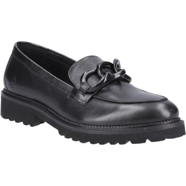 Hush Puppies Gianna Leer Vrouwen Zwarte Loafers Kwaliteitsleer en een comfortabel slip-on ontwerp komen samen in de Gianna loafer, met zijn memory foam comfort binnenzool en Zero G lichtgewicht zool is dit de perfecte dagelijkse keuze.