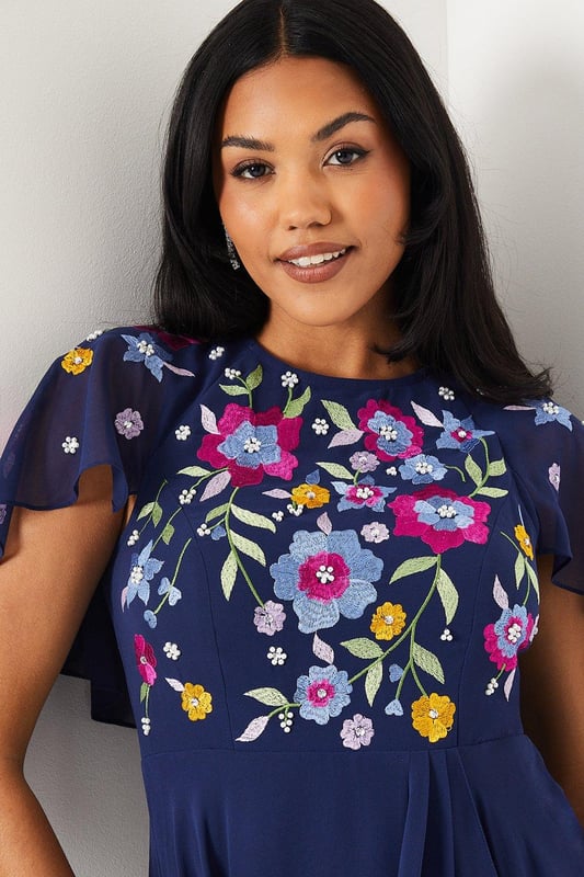 Gina embroidered dress coast discount