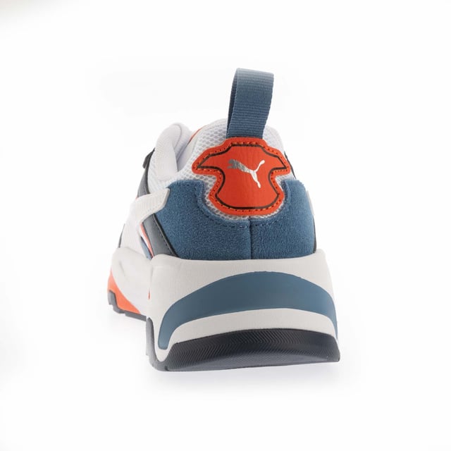Juniors Puma Trinity Trainers in navy.- Textile and synthetic upper.- Lace fastening.- Lightly padded ankle and tongue.- Heel pull.- Reinforced heel.- SoftFoam+ insole for optimal cushioning and comfort.- EVA midsole.- Textile lining.- Rubber sole.- Ref: 39083815
