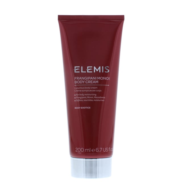 Softens nourishes moisturizes. Enriched with Macadamia Oil and Sesame Oil to leave skin deeply hydrated and silky smooth. Fragranced with Frangipani Flowers to leave skin delicately scented. Warm into the palms of hands and massage all over the body.