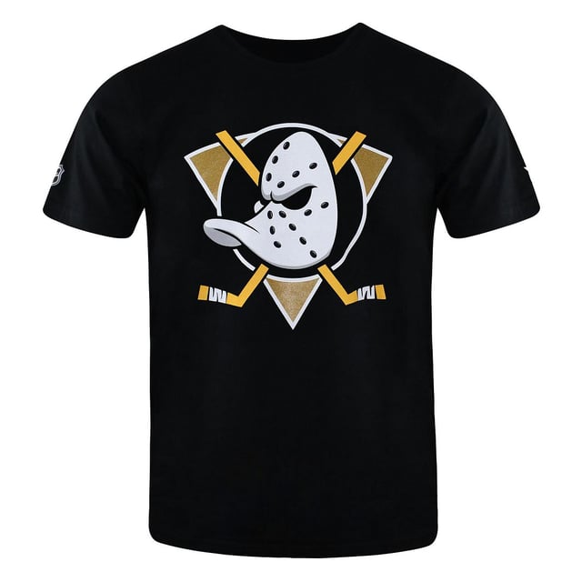 Fanatics NHL Anaheim Ducks Camiseta de hombre de la tripulación de manga corta Camiseta de hombre negro 1878mblk2adadu