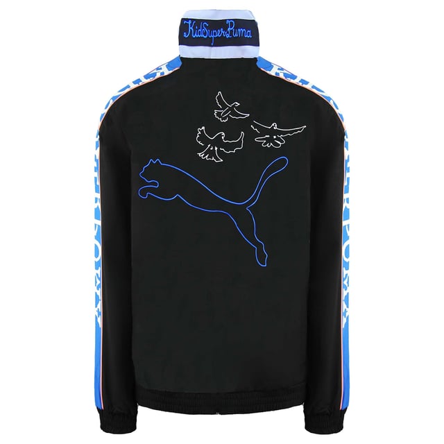 Puma x Kidsuper Studios Langarm Zip Up Blue Herren Track Jacke 598461 01