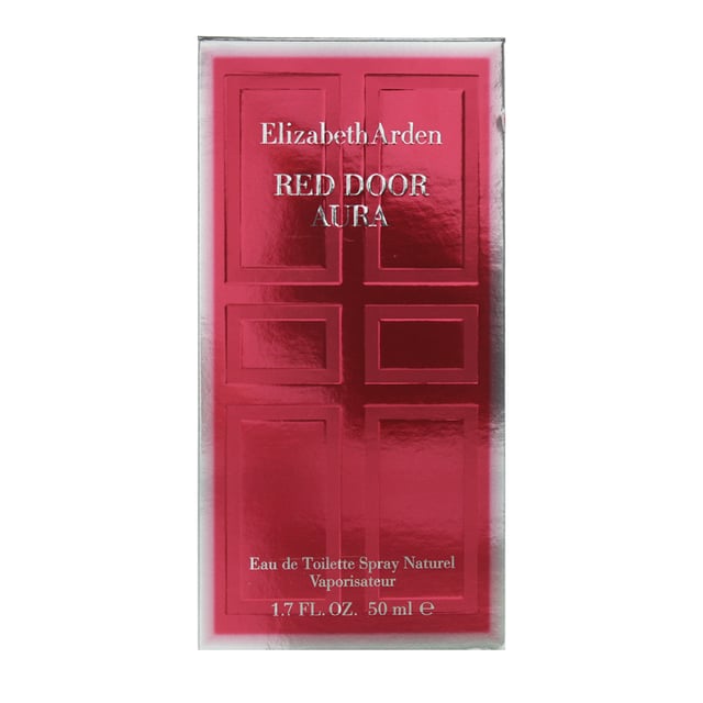 Red Door Aura is a Floral Woody Musk for women launched in 2012 by Elizabeth Arden. The fragrance was created by Master Perfumer Carlos Benaim, who also created the original "Red Door" fragrance, with the intention being to create a more modern version here The top notes in Red Door Aura are Raspberry, Orange Blossom and Bergamot, which sit on a heart of Jasmine and Rose. In the base of the fragrance are notes of Sandalwood, Amber and Musk. The fragrance is light, fresh, floral and mixes spice and sweetness well. This is best worn in warmer weather, where the notes are allowed to shine, specifically during the day time, and is ideal for the office.