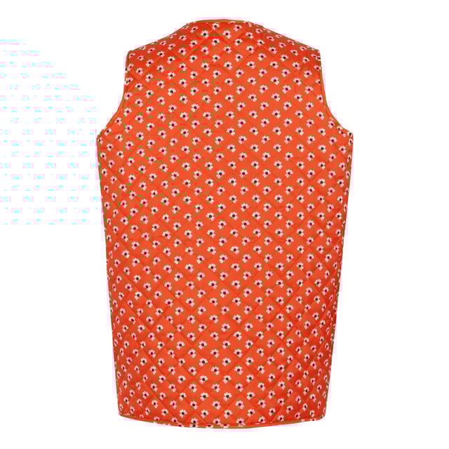 100% Polyester. Lining: Polyester, Taffeta. Design: Clover, Diamond, Quilted. Fabric Technology: Durable, DWR Finish, Insulating, Lightweight, Warmloft. Sleeve-Type: Sleeveless. Neckline: Stud. Pockets: 2 Side Pockets. Fastening: Stud. 12 UK: 36 in. 14 UK: 38 in. 18 UK: 43 in. 16 UK: 40 in.