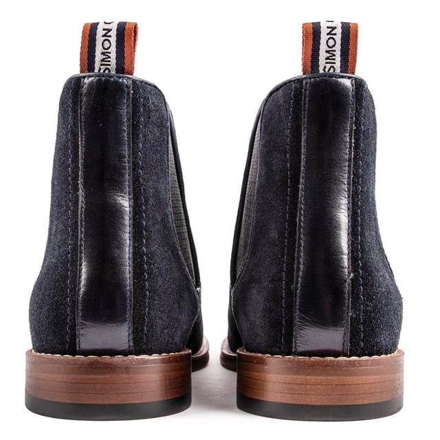 Joules black and silver chelsea boots shop