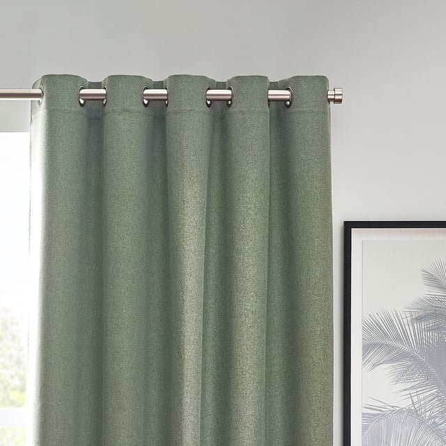 In modern fresh tones, the Dawn blackout eyelet curtains provide both functionality and effectiveness for your home. The soft-textured, temperature regulating marl effect fabric not only keeps out the light, but also ensures your home is cool in summer and warm in winter.