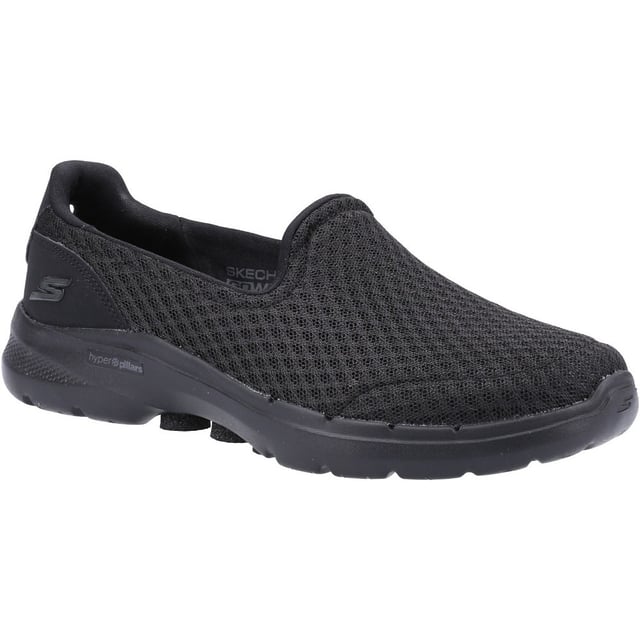 Skechers knit mesh sale slip on trainer