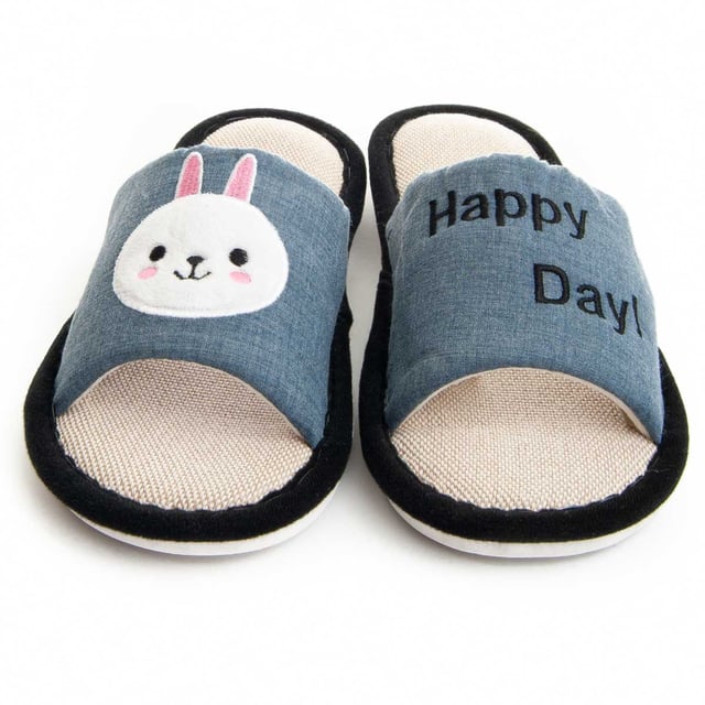 Zapatilla de casa para mujeres. Ajuste cómodo. Plantilla acolchada. Suela antideslizante. Costura reforzada. Fabricado por otras marcas para nuestra marca.