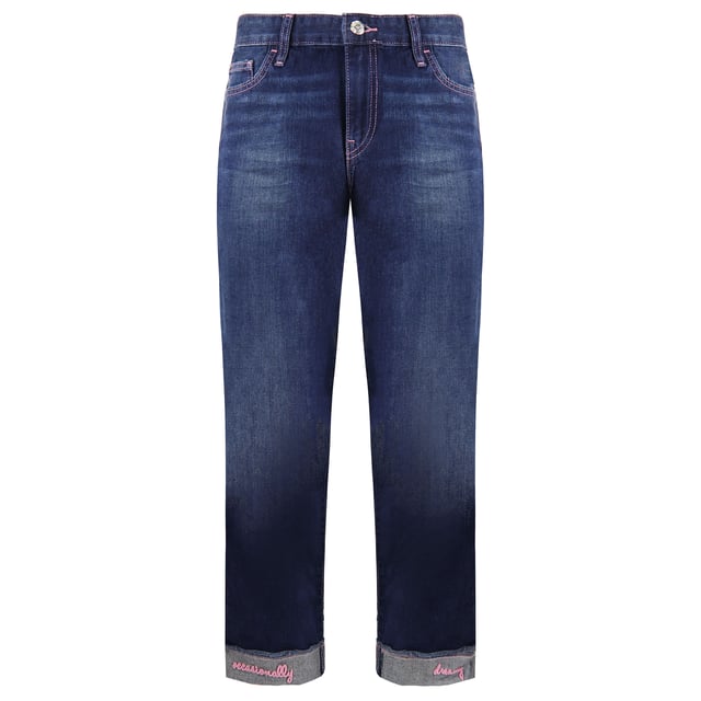 Emporio Armani Slim Girl Fit Blue Pink Jeans 6Z2J90 2D0ZZ 0941