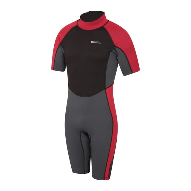 Material: Neoprene. Fastening: Back Zip. Contoured, Flat Seams, Prevents Chafing. Fabric Technology: Durable, Flexible, Lightweight. Neckline: Adjustable. Pockets: Small Key Pocket. Design: Contrast, Logo. Length: Short.