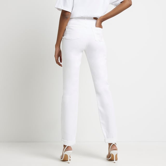 River island 2025 white jeans womens