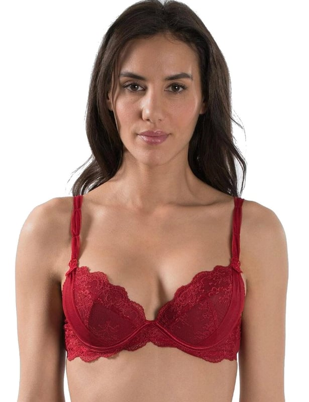 Aubade Women's Aube Amoureuse Plunge Bra - Calais Lace, Underwire, Adjustable Straps