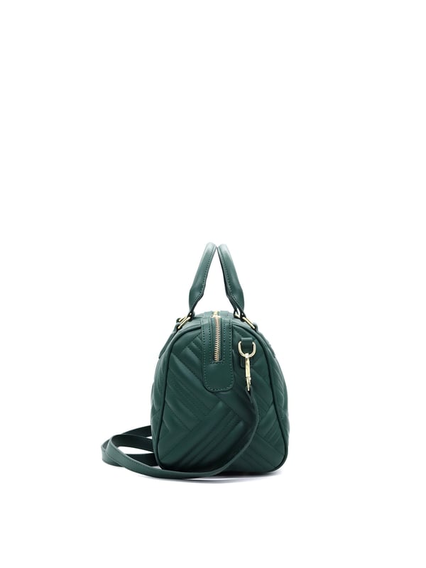Bolso de mujer. El cierre es con cremallera. Los bolsillos internos son uno con cremallera. Los bolsillos externos están ausentes. La bandolera es ajustable y extraíble en ecopiel. El mango es de ecopiel. Hay un compartimento interno. El material exterior es ecopiel. Internamente está forrado en poliéster. Medidas: 30x21x17 cm. Producto de moda