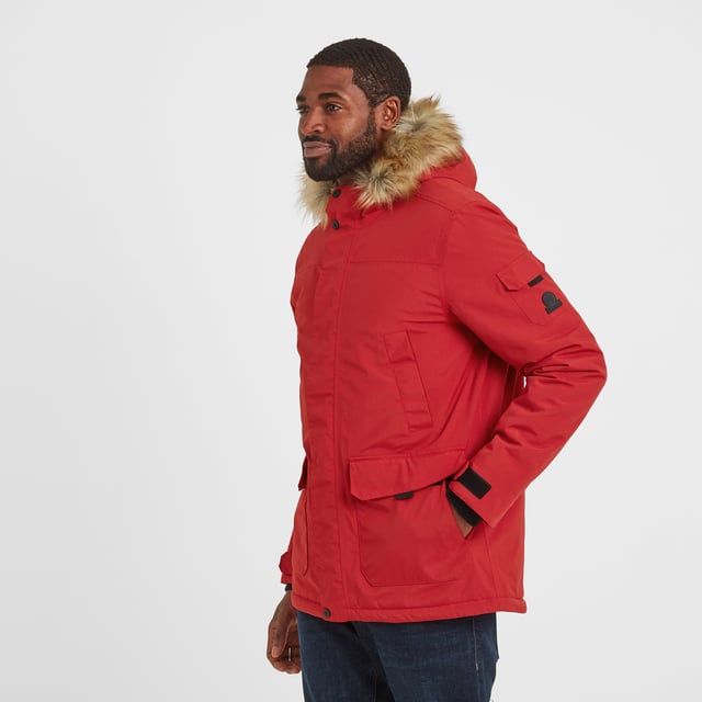 Red waterproof parka new arrivals