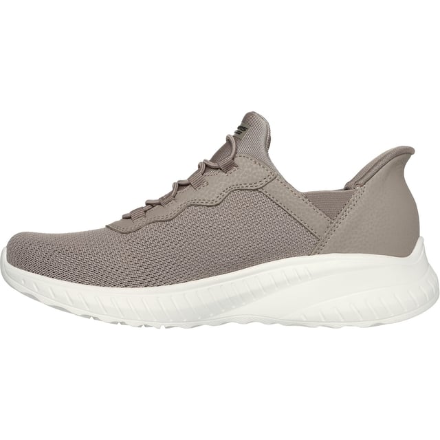 Step into athletic style and comfort wearing Skechers Hands Free Slip-ins: Skechers Bobs Sport Squad Chaos - Daily Inspiration. Designed with our Exclusive Heel Pillow, this fashion style features a cushioned Skechers Memory Foam insole.