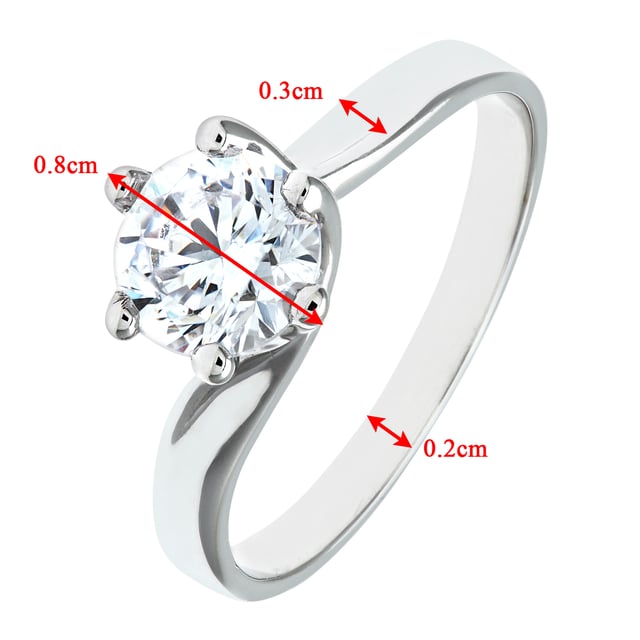 9K (375) Yellow Gold: 5.9gr; # Cubic Zirconia
