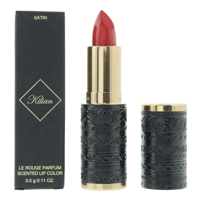 Le Rouge Parfum Satin lipsticks by Kilian. This is a dream of a lipstick with high-definition pigment saturation. A lipstick which has a luxurious texture to give additional moisture and lasts up to ten hours. Each lipstick is softly scented with Honeysuckle, Marshmallow, Orange Blossom and Rose. With shade that range from nude to red there is an ideal just waiting for you to try this indulgent lipstick range.