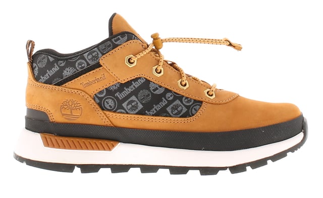 Timberland Boys Boots Bungee Lace Up Field Trekker Youth Walking