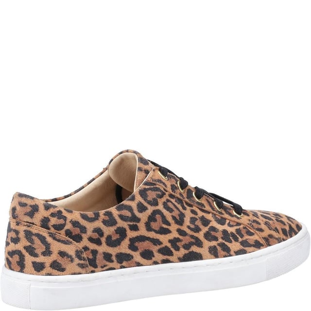 Designer leopard print trainers top