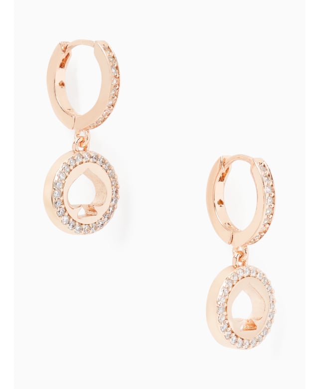 Pave Halo Huggies,  Length: 0.70 Cm