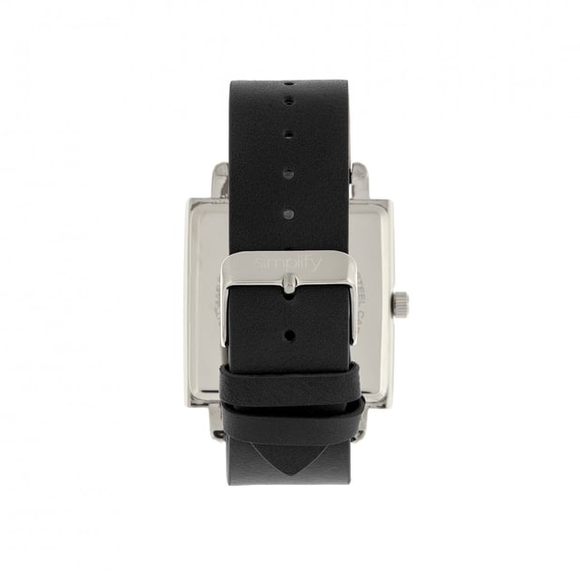 Metalen hoes; Precisie Japans quartz uurwerk; Niet-verblindend krasbestendig mineraal kristal; Logo-gegraveerde roestvrijstalen achterkant van de behuizing; Echt lederen band; Logo-gegraveerde roestvrijstalen sluiting; Seconden sub-wijzerplaat; 38 mm doorsnee; 3 ATM waterbestendigheid;