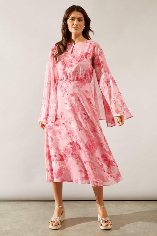 sachin and babi light blue dress Desigual Sophia Chiffon Layered Dress