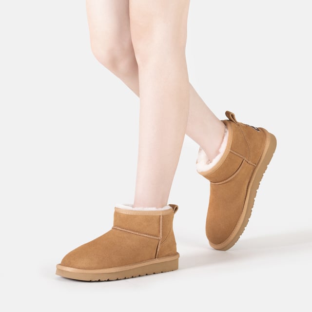 EVER AU Women Finch Ultra Mini Classic Boots Chestnut