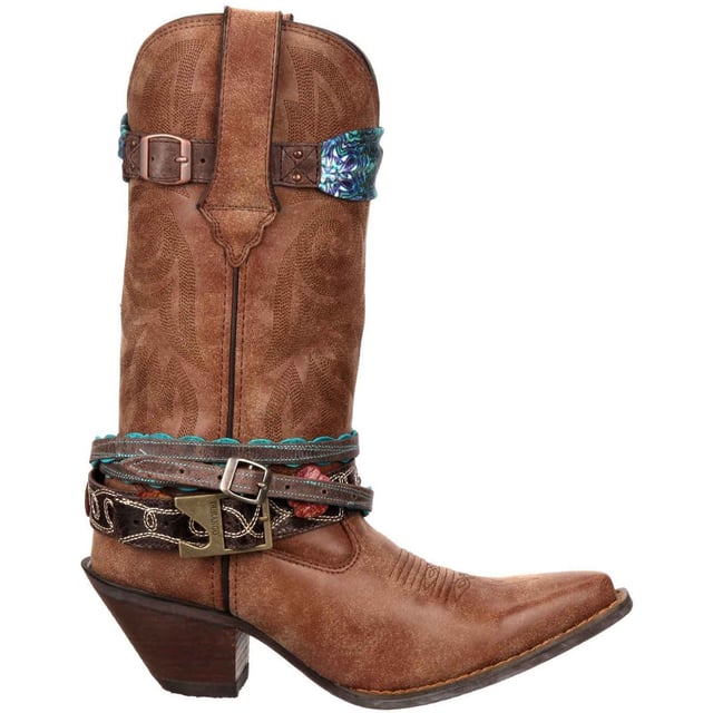 If you want boots that you can stamp with your own personality and style, you want these Crush boots with accessories. You can change your look to match your mood or your outfit. Get these Durango Boots and get ready to mix, match and have some fun!