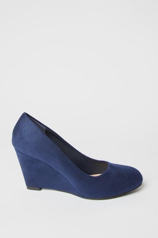Duke Wedge Court Shoes