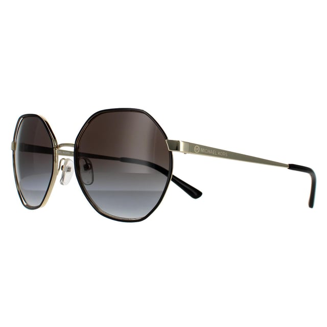 Michael Kors Round Womens Light Gold Black Dark Grey Gradient