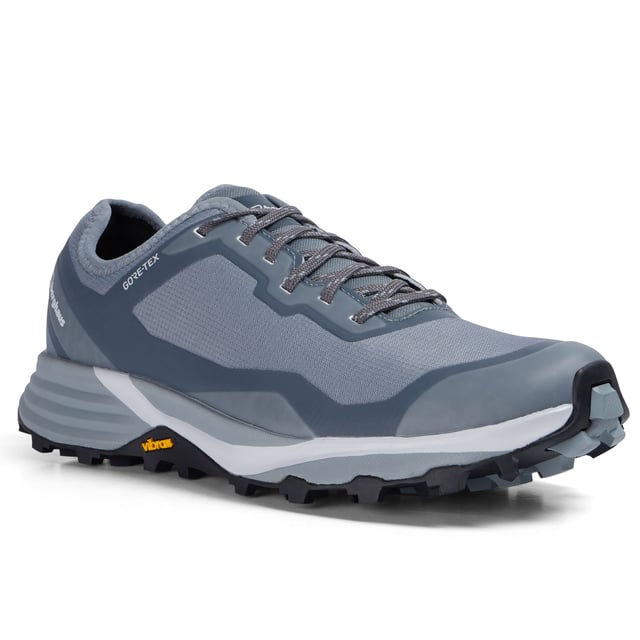 The Berghaus VC22 Low Gore-Tex Womens Shoe is a Low cut multi actiity trail boot designed specifically for performance, protection and comfort all day long. Made from lightweight materials, the four piece sole unit combines great cushioning and a secure fit for added comfort. An Orthlolite footbed provides additional cushioning for long days on the trails. The tough and durable ripstop upper means you can tackle rough terrain with confidence. A GORE-TEX� Extended Comfort liner keeps your feet dry and breathes as you move. The unique OPTI-STUD� VIBRAM� sole unit delivers brilliant, durable grip at all times. Lace closure. Finished with berghaus branding.
