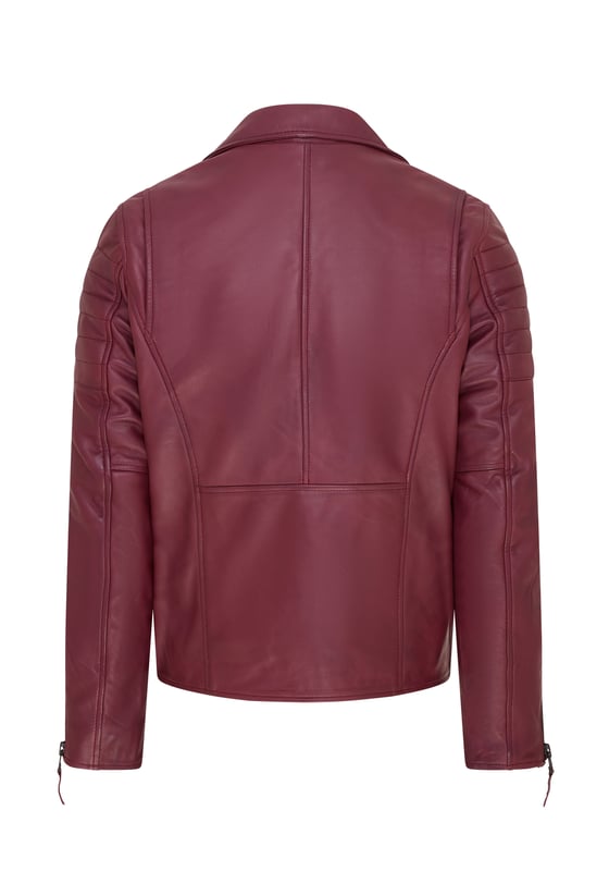 Chaqueta Cinturón Estilo Clásico Smart Range Leather Chaqueta De Cuero Brando Para Chaqueta Motera Cuero Genuino