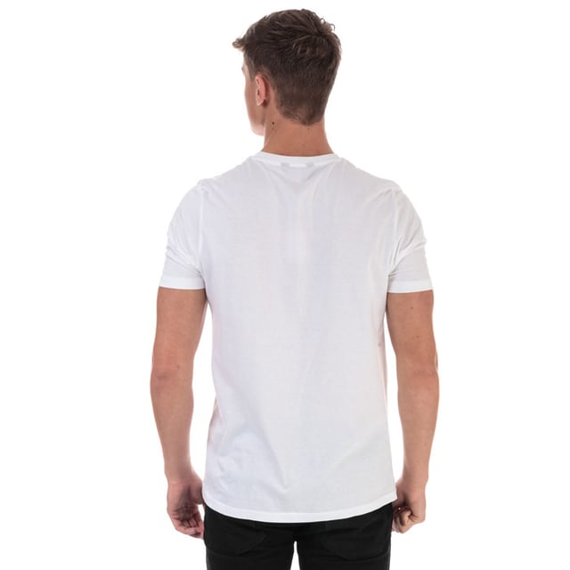 Mens Ben Sherman Warhol Print T-Shirt in white.<BR><BR>- Large printed design to the front.<BR>- Printed script Ben Sherman logo to the front.<BR>- Crew neck.<BR>- Short sleeves.<BR>- 100% Cotton. Machine washable.<BR>- Ref: 62828010