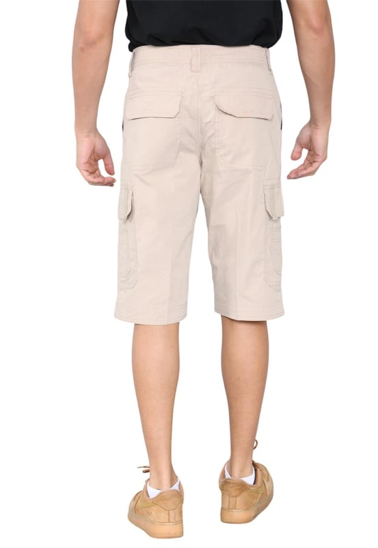 Cargoshorts voor heren Sneldrogende stretchshorts met meerdere zakken. - Beschikt over lichte stretch aan de tailleband. - Sneldrogend materiaal, knip- en naaiontwerp. Ontwerp met 9 zakken wordt geleverd met een speciaal vak voor een mobiele telefoon aan de linkerkant, beveiligd met ritssluiting, 2 voorzakken met extra stoffen stiksels, 2 zijzakken met klittenbandsluiting en boven zijzakken zijn er 2 kleine zakken. - 2 achterzakken met klittenbandsluiting. Ritssluiting, knoopsluiting. - Binnenbeenlengte 13". Gemaakt van duurzame, sneldrogende, hoogwaardige en elastische katoenmixstof. - Ideaal voor elke buitenactiviteit en dagelijks gebruik.