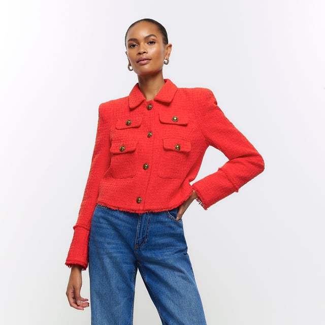 River island tweed jacket womens new arrivals