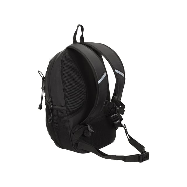 Fabric: Ripstop. Fabric Technology: Breathable. Design: Contrast Detail, Logo, Triangular. Fastening: Toggle, Zip. Adjustable Chest Strap, Air Mesh Back, Carry Strap, Hydration Bladder Compatible, Laptop Sleeve, Padded Back, Padded Hip Belt, Reflective Detail. Compartments: 1 Main Compartment, Bottle Holder. Capacity: 25.1L. Please Note: Hydration Bladder Not Included.