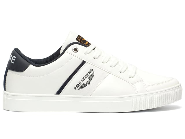 PME Legend Turnschuhe für ihn. Die Turnschuhe sind aus hochwertigem Kunstleder und Textil gefertigt. Der Turnschuh hat eine herausnehmbare EVA-Einlegesohle, die für angenehme Dämpfung sorgt. Marke: PME Legend. Modellname: Eclipse. Kategorie: Herrenturnschuhe. Materialien: Kunstleder/Textil. Farbe: weiß, marineblau
