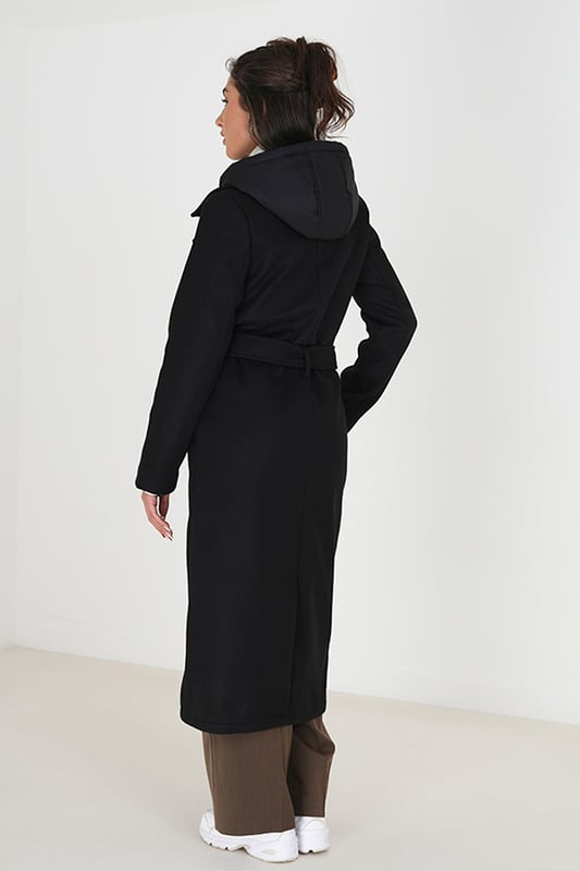 Black maxi trench coat new arrivals