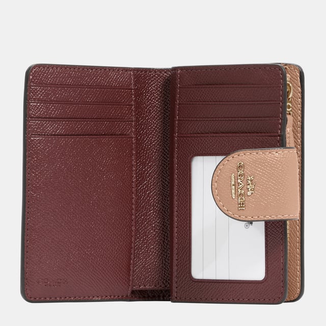 Crossgrain Medium Corner Zip Wallet Length 13.0cm,  Width 1.5cm, Height 8.5cm