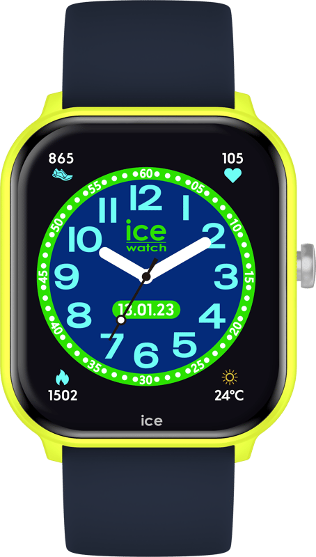 Ice Watch Ice Smart Junior Geel Blauw Jongens Blauwe Horloge 022791