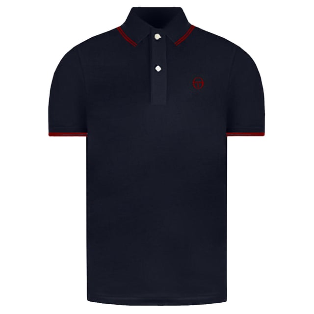 ¿Buscas mostrar tu "borde de la moda" cuando caen las temperaturas? No dejes que ese sea el caso. Echa un vistazo a esta camiseta Sergio Tacchini. Marca bordada al cofre con un borde de costilla ajustado al collar y las mangas, una embarcación de 2 botones y un dobladillo dividido recto. Diseño de costilla acolchada en la parte posterior. 100% algodón en un ajuste de polo piqué de manga corta.

Tenga en cuenta que estos son un pequeño ajuste
