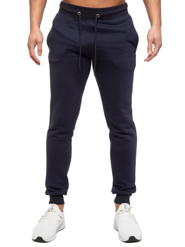 Conjunto de chándal Kruze Mens. Sudadera y Joggers con 2 bolsillos laterales, cordón, cintura acanalada y puños. Cómodo y elegante. Forro interior del forro polar cepillado. Mezcla de algodón para una calidad superior. Cuello redondo, mangas largas. Disponible en colores negro, gris y marino. 52% algodón, 48% poliéster. Lavable a máquina.