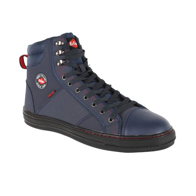Upper: Nubuck, PU (Polyurethane). Lining: Woven. Insole: Textured. Midsole: Phylon. Outsole: Acid Resistant, Oil Resistant, Rubber, Slip Resistant. 7 Eyelets. Toe Protection (Joules): 200. Fabric Technology: Breathable, Flexible, Lightweight. Energy Absorbent Heel, Moulded, Padded Ankle, Padded Collar, Pull Tab. Flat. Cut: Ankle High. Design: Logo, Plain. Conforms to Safety Standard: EN-ISO 20345-SB SRA. Toe Style: Steel Toe Cap. Fastening: Lace Up, Slip-In.