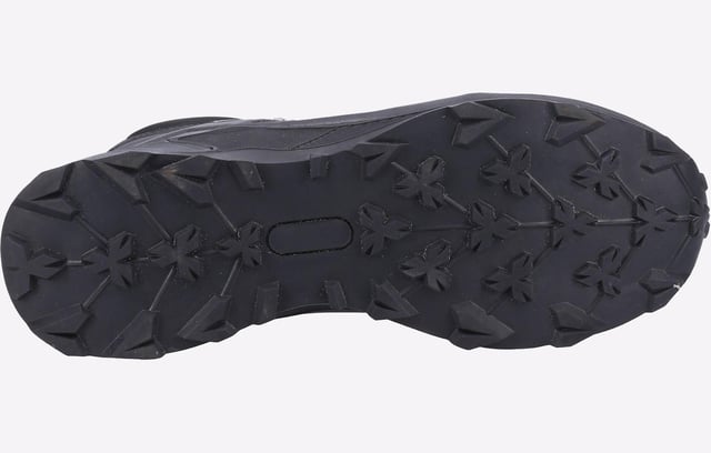 Leichter und atmungsaktiver Berg- und Wanderstiefel mit recyceltem Softshell-Obermaterial. Eine wasserdichte Membran hält die Füße trocken, während eine Memory-Foam-Einlegesohle sich an die Füße anpasst und sie stützt, um abenteuerlustige Füße komfortabel zu halten.