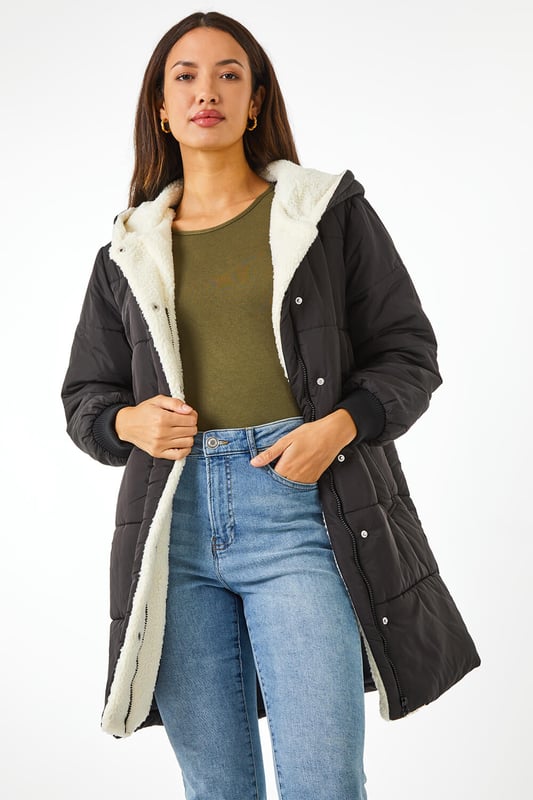 Fully borg lined jacket shop