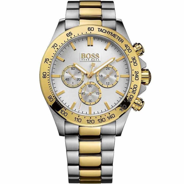 Hugo boss 2025 silver mens watch