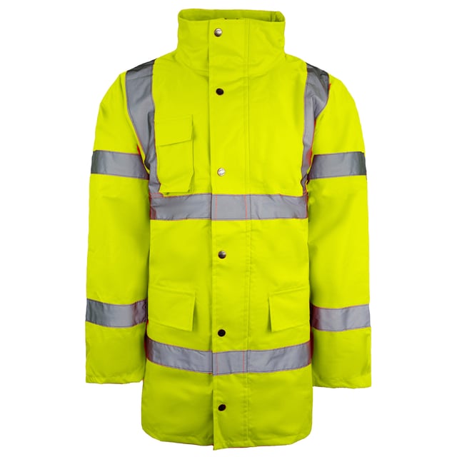 Capucha con cable de dibujo oculto debajo del collar
Impermeable con costuras cosidas y soldadas en cinta
Dos tiras de visibilidad de 5 cm alrededor del cuerpo
Dos bolsillos de inserción externa con aletas
Un bolsillo interno
Un bolsillo de mapa con cremallera oculto detrás de Stormflap
Puños de punto oculto
Cierre de plástico de dos vías pesados
Flap de tormenta de longitud completa
Bolsillo de teléfono móvil externo