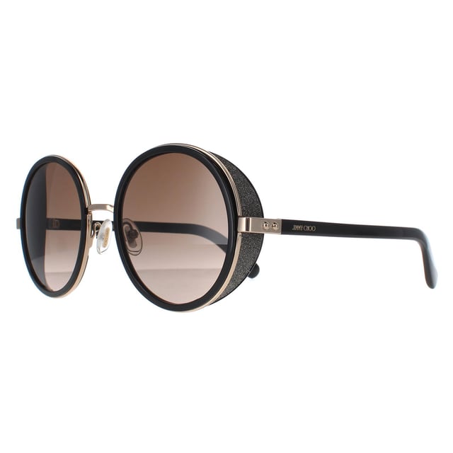 Jimmy Choo Round Womens Gold Black Brown Gradient ANDIE/S