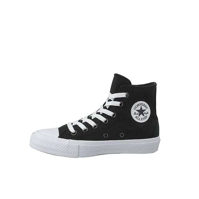 Black converse store plimsolls